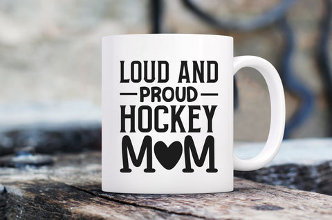 Loud and proud hockey mom SVG SVG Regulrcrative 