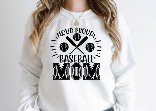 loud proud baseball mom SVG Design SVG farhad farhad 