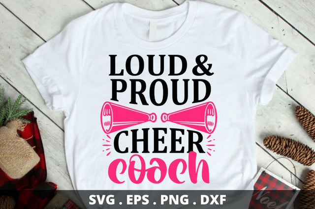 Loud & proud cheer coach SVG Designangry 