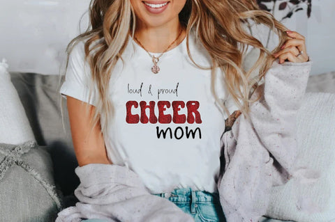 Loud & Proud Cheer Mom PNG Sublimation Jagonath Roy 