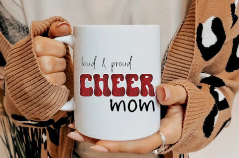 Loud & Proud Cheer Mom PNG Sublimation Jagonath Roy 