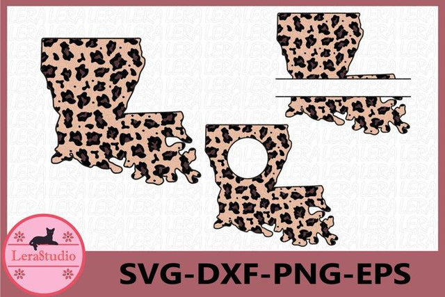 Louisiana Leopard Svg SVG Lerastudio 