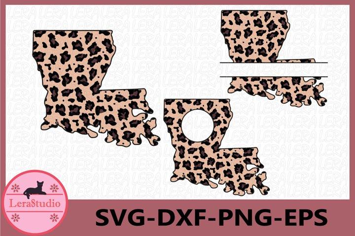 Louisiana Leopard Svg SVG Lerastudio 