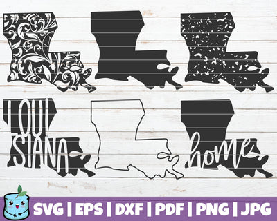 Louisiana State SVG MintyMarshmallows 