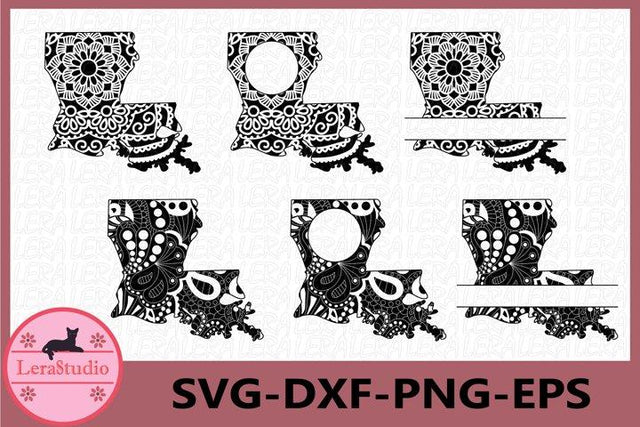 Louisiana State SVG SVG Lerastudio 