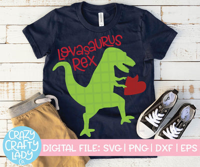 Lovasaurus Rex SVG Crazy Crafty Lady Co. 