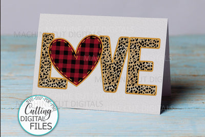 Love Affection Card svg dxf pdf paper cut digital template SVG kartcreationii 