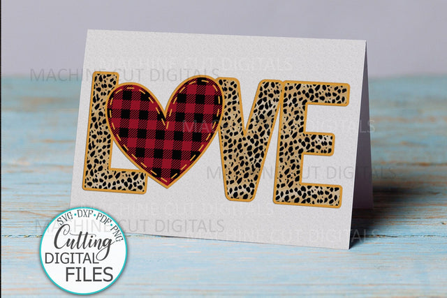 Love Affection Card svg dxf pdf paper cut digital template SVG kartcreationii 