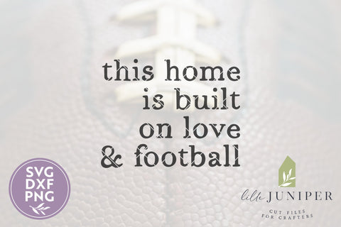 Love and Football SVG | Fall SVG SVG LilleJuniper 