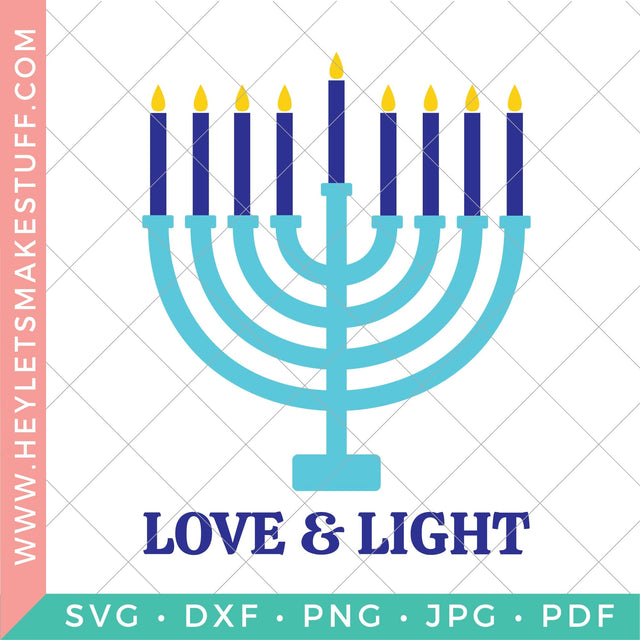 Love and Light SVG Hey Let's Make Stuff 