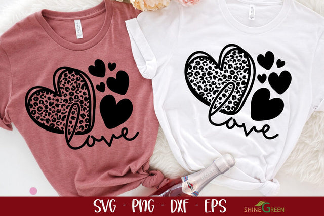 Love Animal Print Heart | Valentine's Day SVG SVG Shine Green Art 