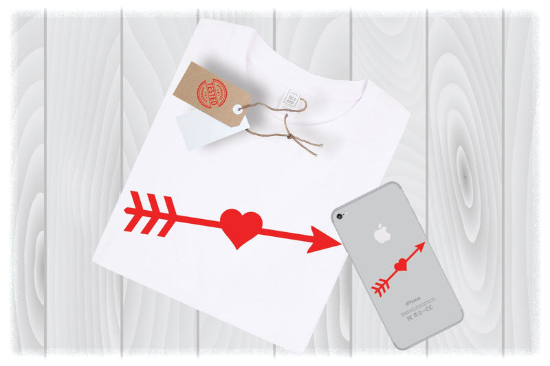 Love Arrow SVG Files for Cricut Designs | Valentines Day SVG Files SVG My Sew Cute Boutique 