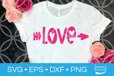 Love Arrow SVG SVG SavanasDesign 