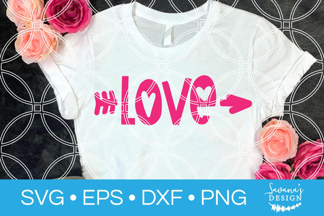 Love Arrow SVG SVG SavanasDesign 