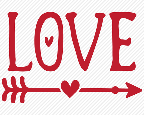 Love Arrow | Valentines SVG SVG Texas Southern Cuts 