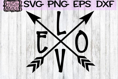 Love - Arrows - SVG - PNG - EPS - DXF SVG On the Beach Boutique 