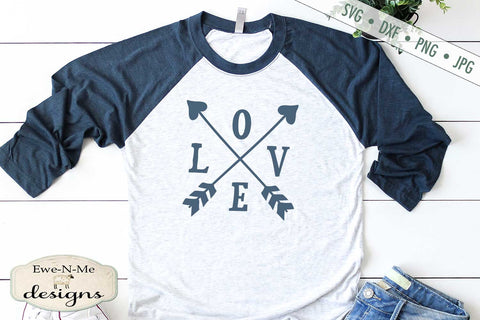 Love - Arrows - Valentine - SVG SVG Ewe-N-Me Designs 