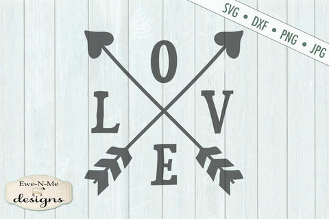 Love - Arrows - Valentine - SVG SVG Ewe-N-Me Designs 