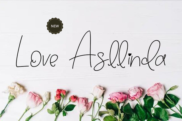 Love Asllinda Font azkiyaazka026 
