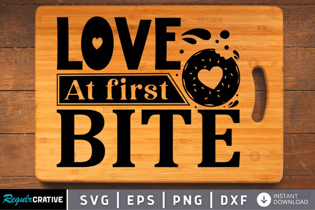 Love at first bite SVG SVG Regulrcrative 