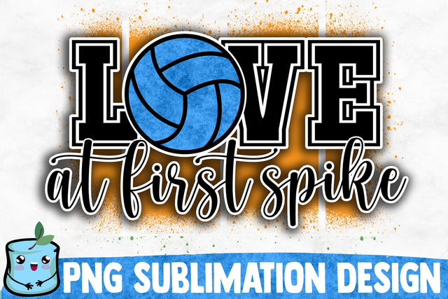 Love At First Spike Sublimation Design Sublimation MintyMarshmallows 