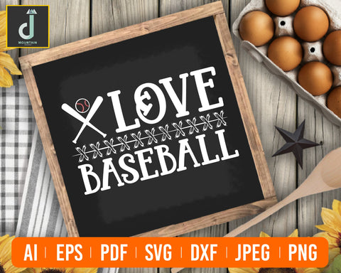 Love Baseball Svg, Baseball Love Svg, Baseball Shirt Svg SVG Alihossainbd 