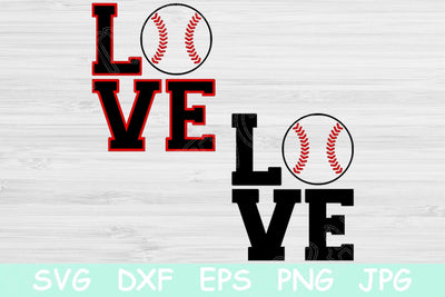 Love Baseball Svg Designs for Sister or Mom. Baseball Love Svg Cut Files for Cricut and Silhouette. Baseball Svg Files Heat Transfer Vector. SVG TiffsCraftyCreations 