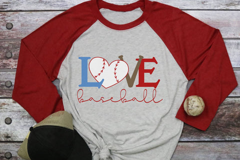 Love Baseball SVG Morgan Day Designs 