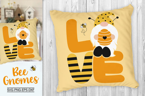 Love Bee Gnome Svg, Bee Gnomes Svg, Bees Svg SVG SvgMonkeys 