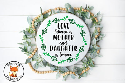 Love Between A Mother, Mother's Day Cut Files Svg Png Dxf SVG RedFoxDesignsUS 