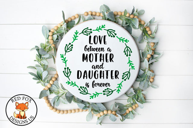 Love Between A Mother, Mother's Day Cut Files Svg Png Dxf SVG RedFoxDesignsUS 