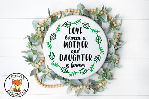 Love Between A Mother, Mother's Day Cut Files Svg Png Dxf SVG RedFoxDesignsUS 
