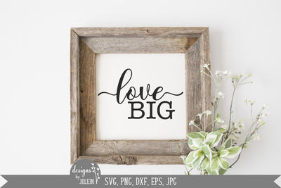 Love Big SVG Designs by Jolein 