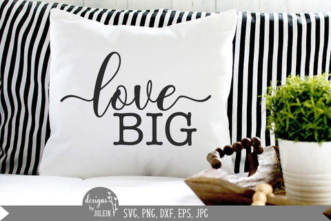 Love Big SVG Designs by Jolein 