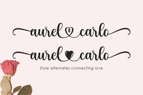 Love Bird Font Suza Studio 