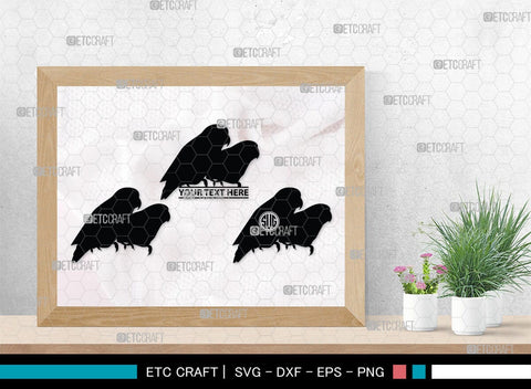Love Bird Monogram, Love Bird Silhouette, Love Birds SVG, Bird Svg, Swallow Bird Svg, Chickadee Bird Svg, Pet Svg, SB00291 SVG ETC Craft 