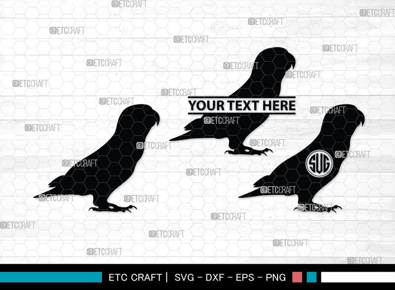Bird Monogram Love Bird Monogram, Love Bird Silhouette, Love Birds SVG, Bird Svg, Sw ...