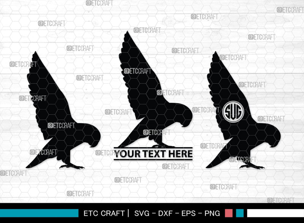 Bird Monogram Love Bird Monogram, Love Bird Silhouette, Love Birds SVG, Bird Svg ...