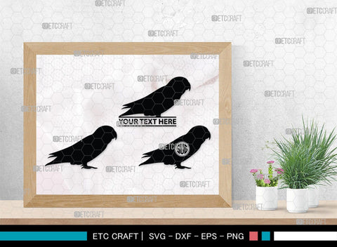Love Bird Monogram, Love Bird Silhouette, Love Birds SVG, Bird Svg, Swallow Bird Svg, Chickadee Bird Svg, Pet Svg, SB00291 SVG ETC Craft 