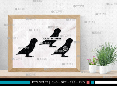 Love Bird Monogram, Love Bird Silhouette, Love Birds SVG, Bird Svg, Swallow Bird Svg, Chickadee Bird Svg, Pet Svg, SB00291 SVG ETC Craft 