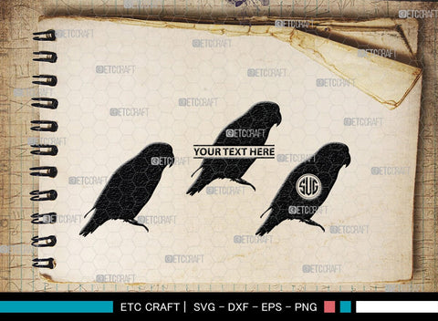 Love Bird Monogram, Love Bird Silhouette, Love Birds SVG, Bird Svg, Swallow Bird Svg, Chickadee Bird Svg, Pet Svg, SB00291 SVG ETC Craft 