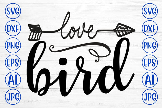 Love Bird SVG Cut File SVG Syaman 