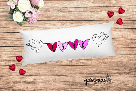 Love Birds Banner SVG Gardenias Art Shop 