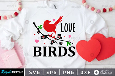 Love birds SVG SVG Regulrcrative 