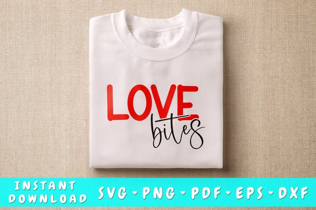 Love Bites SVG, Anti Valentine's Day SVG SVG HappyDesignStudio 