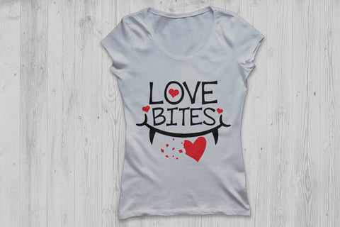 Love Bites| Valentines Day Saying SVG Cutting Files SVG CosmosFineArt 