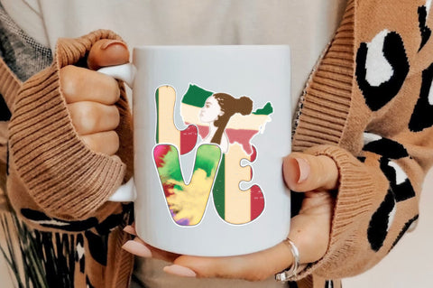 Love Black History Month Sublimation Sublimation Jagonath Roy 