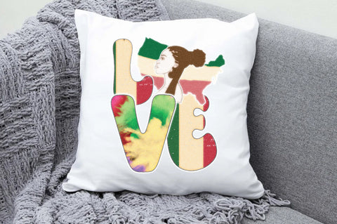 Love Black History Month Sublimation Sublimation Jagonath Roy 