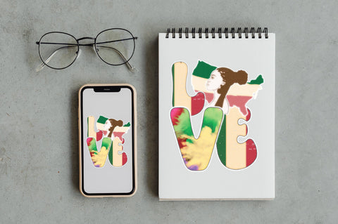 Love Black History Month Sublimation Sublimation Jagonath Roy 