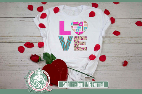 Love Block Sublimation Sublimation QueenBrat Digital Designs 